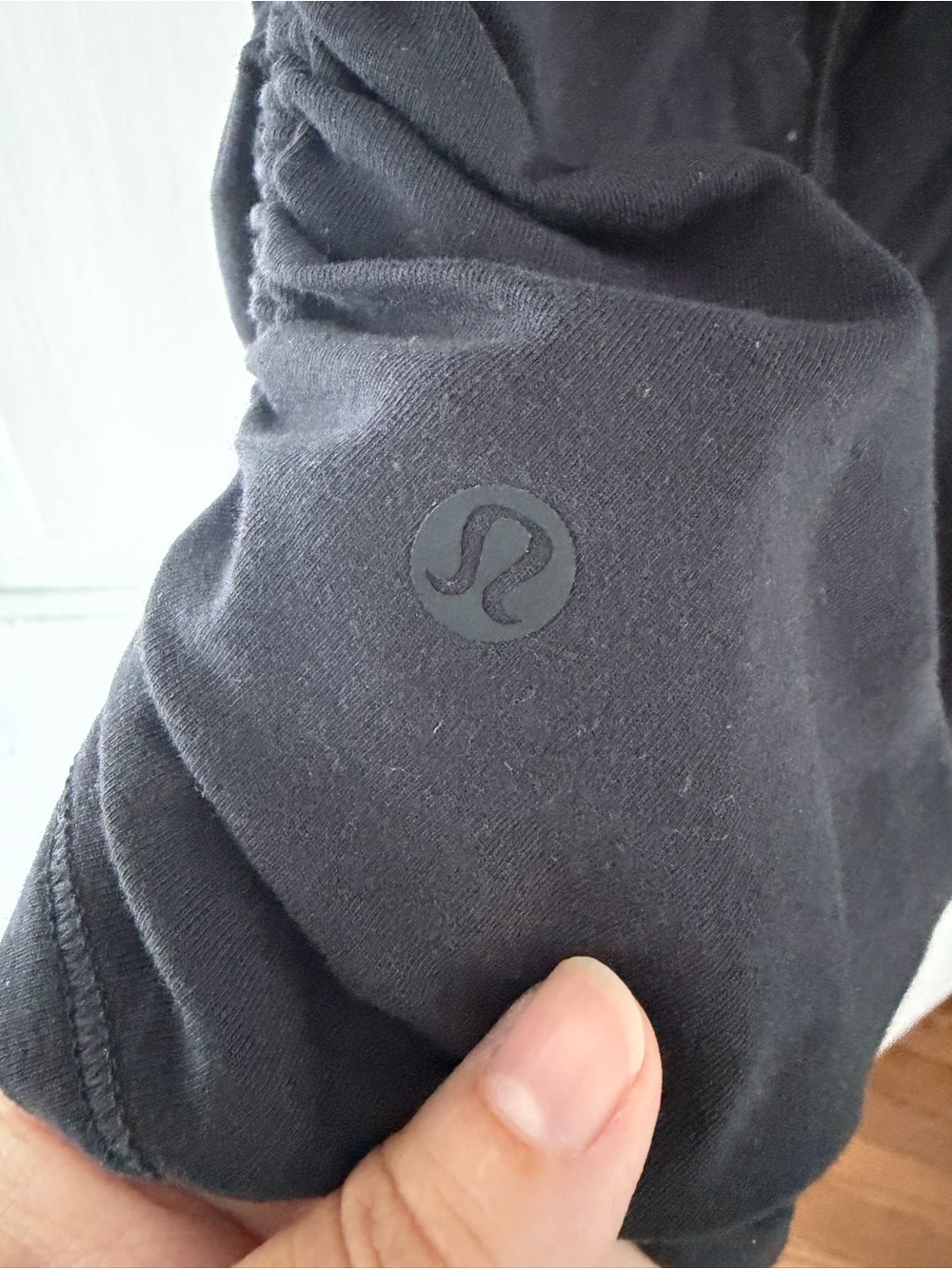 lululemon Cinch It Black Sleeveless Side-Ruched Mini Dress - Picture 4 of 4